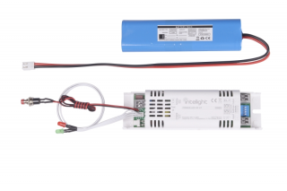 Kit emergenta lampi led 20-80Vdc autonomie 3h, 12W, test automat, Intelight 93302