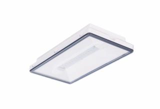 Lampa antipanica IP65 pentru centrala baterii, aparenta, 5W, test prin centrala de baterii, lentile coridor, Intelight 93699