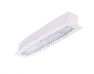 Lampa antipanica pentru centrala de baterii, aparenta, 4,5W, test prin centrala baterii, IP54, lentile coridor, Intelight 94748