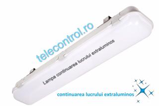 Lampa continuarea lucrului extraluminoasa, 1x150cm, 52W, autonomie 2ore, mentinut, IP65, test automat, Intelight 93141