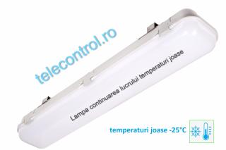 Lampa continuarea lucrului temperaturi joase, 2x60cm, 41W, autonomie 3ore, mentinut, IP65, test manual, Intelight 93185