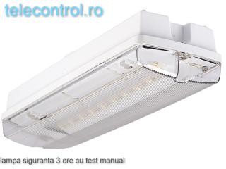 LAST Lampa siguranta aplicata, IP65, 3h, mentinut, test manual, 7W,  Intelight 98305