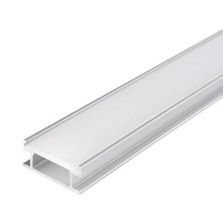 Profil aluminiu banda led 2m, tip H, gri, Optonica 5113