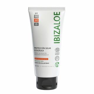 Crema de protectie solara SPF 30 hidratanta cu Aloe Vera, 100 ml, Ibizaloe