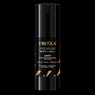 Fond de ten cu SPF 30 Premium Silk Light Froika pentru un ten natural