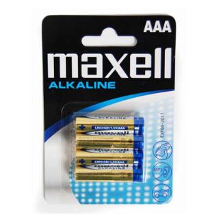 BATERIE ALCALINA MAXELL LR03 BLISTER 4 BUC