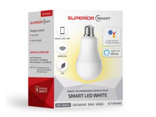 Bec Led Smart dimabil alb cald Superior cu Garantie 2 ani