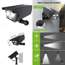 Camera de supraveghere falsa CCTV cu panou solar si LED-uri puternice