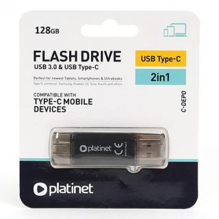 FLASH DRIVE USB 3.0 TYPE C 128GB C-DEPO PLATI