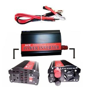 Invertor auto de la 12v la 220v putere max 500w