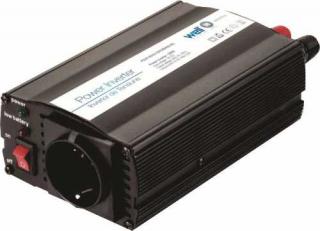 Invertor de tensiune 12V -  220V, USB, 300W, Well