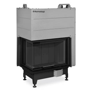 Focar lemne pe colt HEAT HL3LG 25 65x40x51