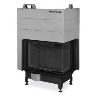 Focar lemne pe colt HEAT HR3LG 25 65x40x51
