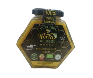 Capaceala Ecologica BIO de miere poliflora ,   375g