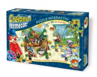 Joc Creionul Fermecat. Puzzle Interactiv. 2x35 Piese.  64677 HP 01