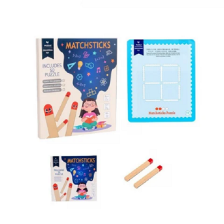Matchsticks Puzzle - Betele de chibrituri magnetice, + 3ani