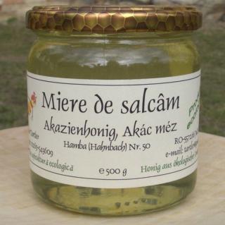 Miere de salcam ecologica 500g
