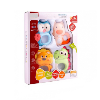 Set 4 Zornaitori cu elemente gingivale Cute Animals