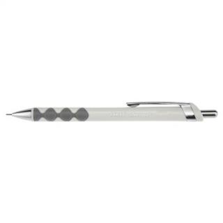 Set de 12 Creioane Mecanice DACO Eminent, Mina de 0.7 mm, Corp din Plastic Alb