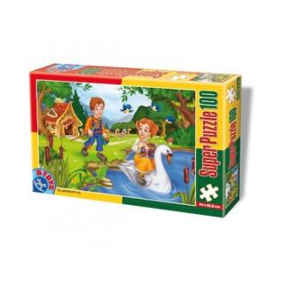 Super Puzzle Hansel si Gretel 100 Piese  60402 PV 04