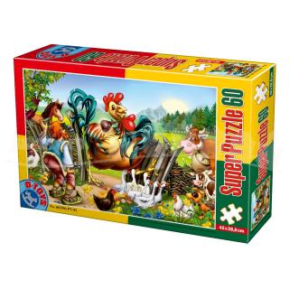 Super Puzzle Pasari 60 Piese  60396