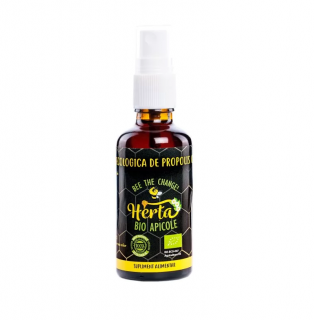 Tinctura de Propolis Ecologic cu Alcool cu pulverizator ,   50 ml