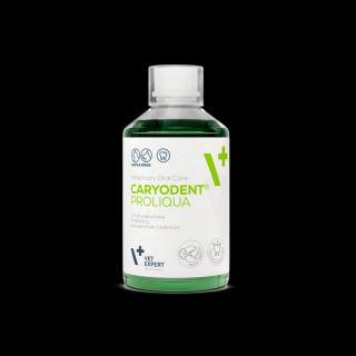 Aditiv pentru apa, pentru igiena orala zilnica a cainilor si pisicilor Caryodent Proliqua Vet Expert, 250ml