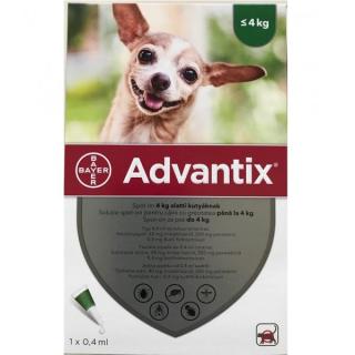 Advantix 40 Caini   4 kg, 1 pipeta