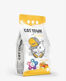 Asternut Igienic Cat Town Mango si Pepene Galben pentru Pisici  5 l