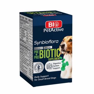 Bio PetActive Synbioflora pentru Caini de Talie Mica - 60 tablete