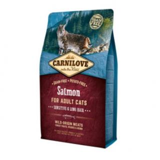 Carnilove Salmon Cats Sensitive and Long Hair 2 kg