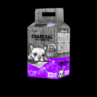 Covorase Absorbante ABSORB PLUS CHARCOAL Medium 35x45cm, 96h, Pachet 100 Buc