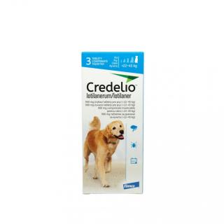 Credelio 900 mg caini (22 - 45 kg) - 3 tablete