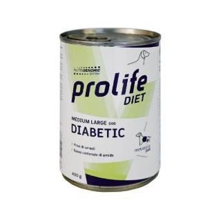 Dieta veterinara umeda prolife diabetic pentru caini de talie medie mare cv 400g