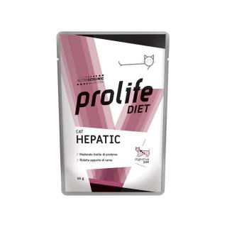 Dieta veterinara umeda prolife hepatic pentru pisici plic 1x85g