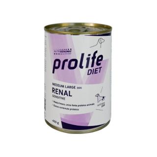 Dieta veterinara umeda prolife renal sensitive pentru caini de talie medie mare cv 400g