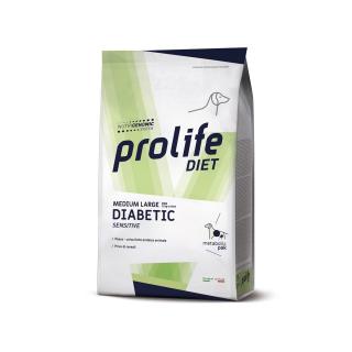 Dieta veterinara uscata prolife diabetic sensibil pentru caini de talie medie mare 8 kg