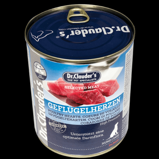 Dr. Clauder s Selected Meat Inimi de Pui, 800 g