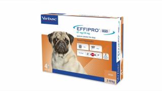 Effipro Duo Dog S 67 mg (2 - 10 kg), 4 pipete