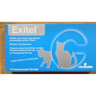 Exitel Cat 230  20 mg  - 8 comprimate