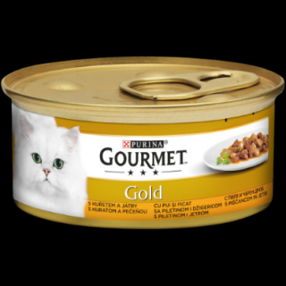 GOURMET GOLD CU PUI sI FICAT IN SOS, 85g