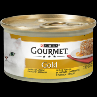 GOURMET GOLD SAVOURY CAKE CU PUI sI MORCOVI, 85g