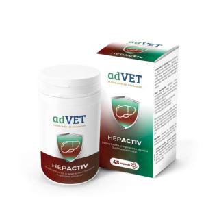 Hepactiv advet- supliment, flacon 45 capsule