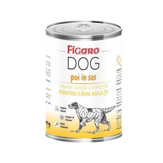 Hrana umeda pentru caini figaro dog pui in sos conserva 415 g