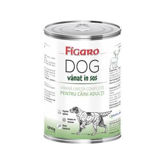 Hrana umeda pentru caini figaro dog Vanat in sos conserva 1240 g