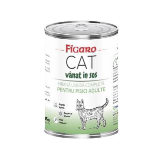 Hrana umeda pentru pisici figaro cat vanat in sos conserva 415g