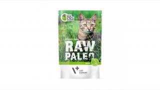 Hrana umeda pentru pisici sterilizate, RAW PALEO CAT, carne de vanat, 100 g