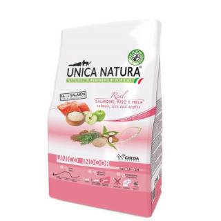 Hrana uscata Natura Unica pisici de interior cu Somon, orez si mere 10kg