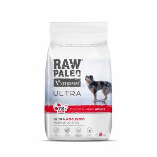 Hrana uscata pentru caini Raw Paleo Ultra Beef Medium  Large Adult 2kg