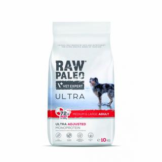 Hrana uscata pentru caini Raw Paleo Ultra Beef MediumLarge Adult 10kg